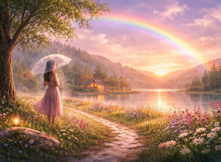 Regenpause im blühenden Tal